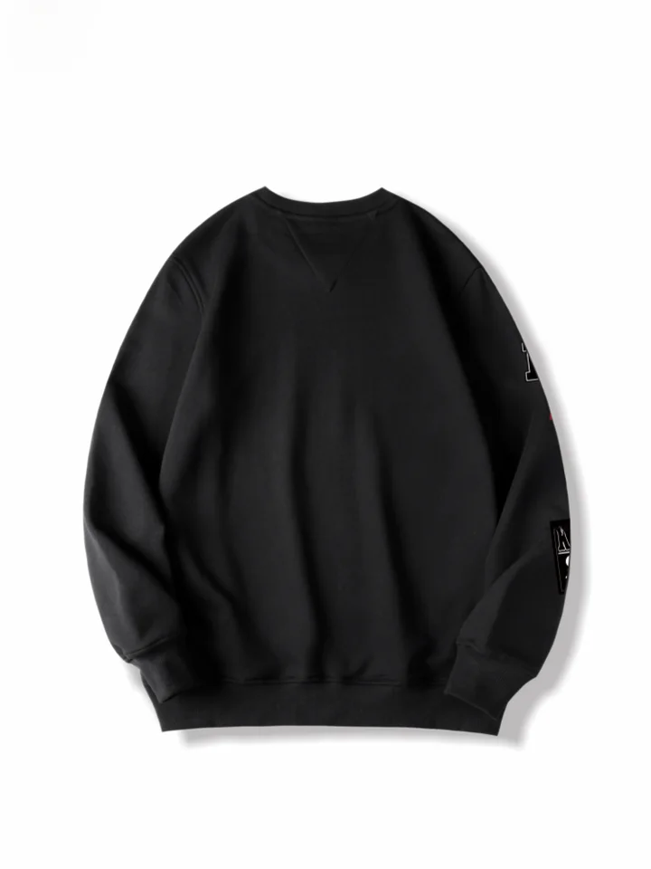 ユニセックス長袖グラフィックスウェットシャツ【秋用・カジュアル・ストリートスタイル】