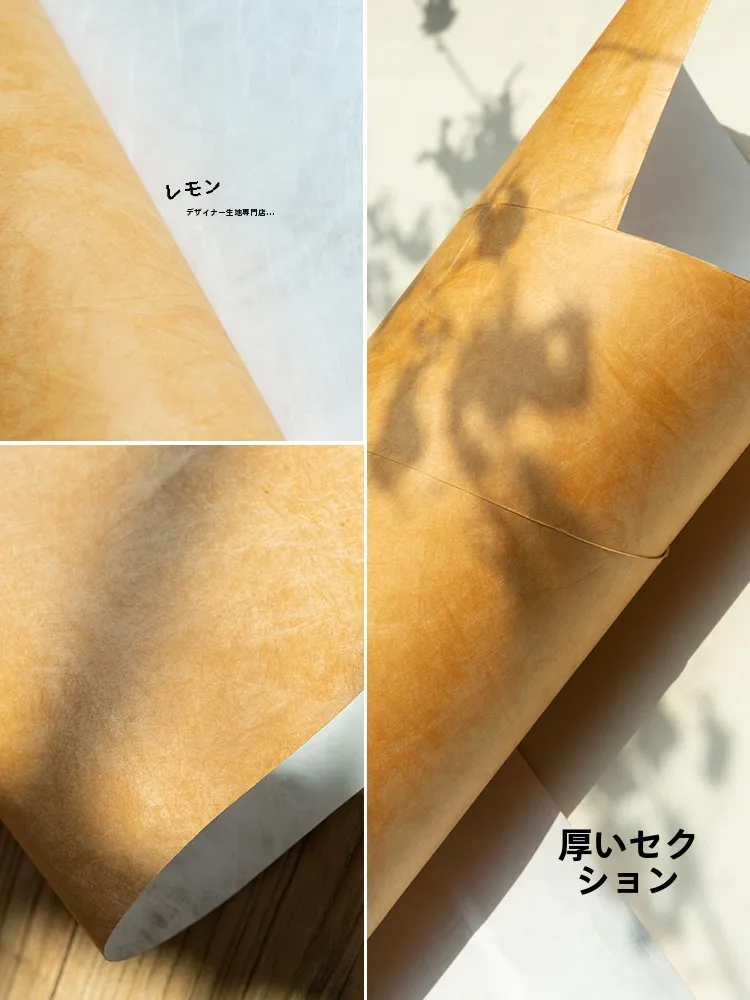 ダイポン紙生地 バッグ 手作りDIY で中国風の浅茶色クラフト紙を活用する方法