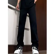 春秋用 メンズストレートデニムパンツ【極上の柔らかさ・フィット・フレアデザイン】