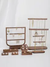 大容量の波浪型イヤリングディスプレイスタンド【アクセサリー収納用・展示用】