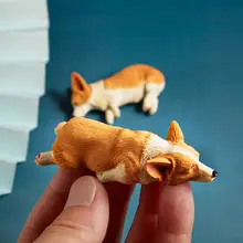 かわいいコーギーの冷蔵庫用マグネットデコレーション【クリエイティブ・ギフト用】