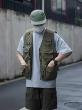 メンズ夏用多機能アウトドアベスト【速乾・通気性・ポケット付き】