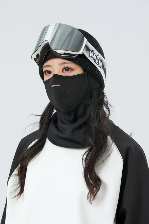 N&N 男女兼用 スキー用フェイスマスク【通気性・保温・速乾・防寒具】（セットアップ対応）