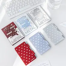 高品質な金属製メモ帳【スタイリッシュ・学生向け・備忘録用】
