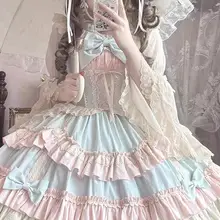 ロリータ風 レース付きキャミソール【姫袖・春夏用】