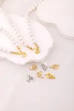 パールネックレス用エンドクラスプ【金メッキ・ビーズ編み・万能接続金具】