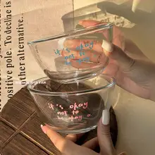 耐熱ガラス製ボウル【ご飯用・果物・ヨーグルト・オートミール・デザートに最適】