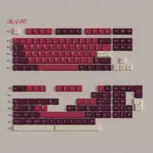 キーキャップ メカニカルキーボード用 ABS樹脂 Cherryプロファイル 2色 レッドベルベット 「Chosfox」