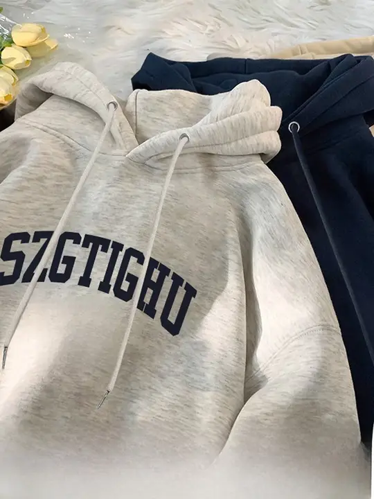 メンズ春秋用薄手フード付きスウェットパーカー【アメリカンヴィンテージ・ゆったりフィット・カジュアル】