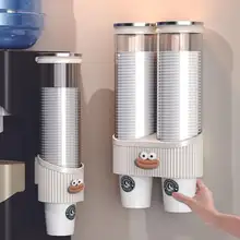 大口径使い捨てカップ用スタンド【穴あけ不要・二重筒設計・飲水機用】