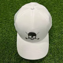 スカルデザインのゴルフ用キャップ【UVカット・アウトドア・野球帽】