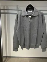 春秋ポロシャツ カモメVネックセーターセーター