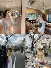春の陽射しを楽しむ！麻混紡ニットカーディガン【薄手・日焼け防止・女性用】