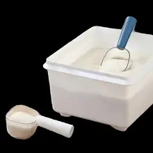 多機能デザインのプラスチック製米粉スプーン【長柄・家庭用】