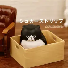人気の黒白猫フィギュア【漫画スタイル・扭蛋・ミニチュア】