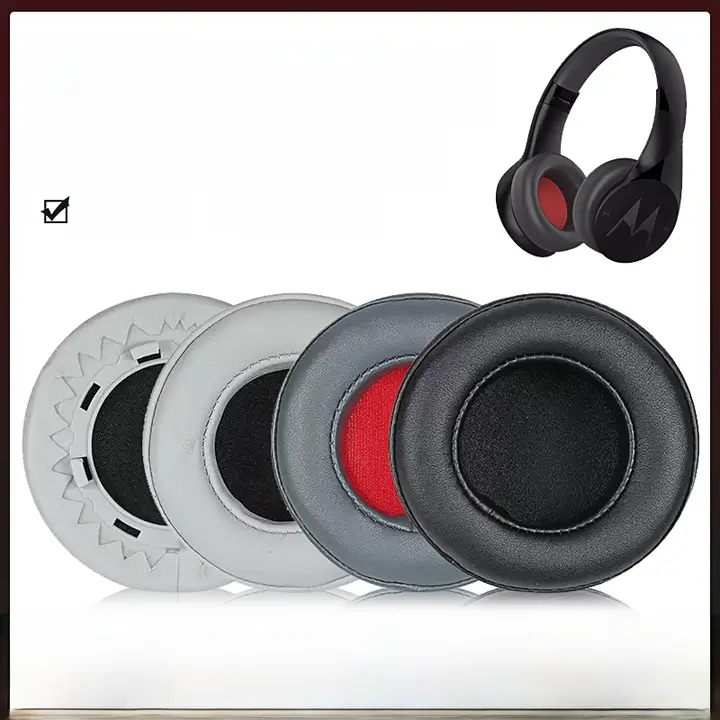 Motorola対応 Bluetoothヘッドフォン用パッド【耳覆式・頭梁保護・スポンジカバー】