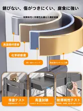 調理器具収納ラック【キッチン用・多機能・調整可能】（セットアップ対応）
