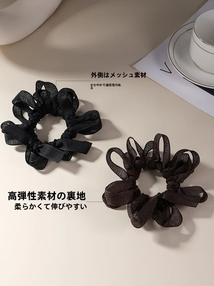 リボンデザインのヘアゴム：高級感と機能性を兼ね備えた日韓風ヘアアクセサリー