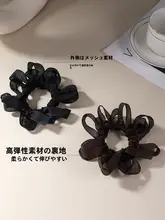 リボンデザインのヘアゴム【高級感あるヘアアクセサリー】