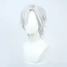 銀白色のコスプレウィッグ【立体的なデザイン・フォックススタイル】