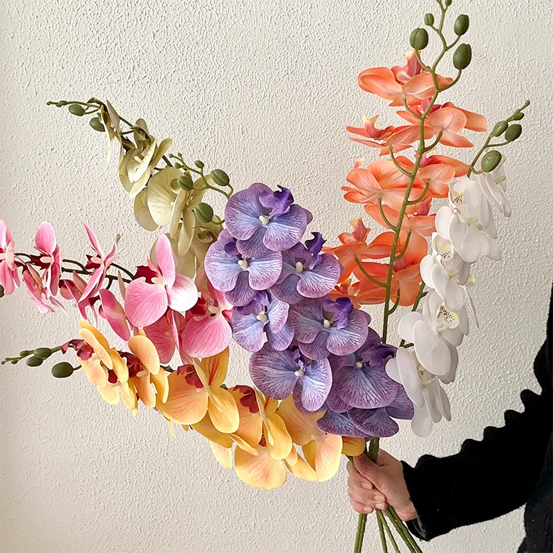 高級感あふれる胡蝶蘭造花：卓上飾りに最適な7叉雑花牡丹の実用性とシーン別適用