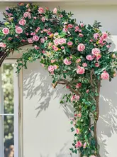 リアルなローズデザインの装飾用壁面飾り【インスタ映え・空調パイプアレンジ・滝の花壁】