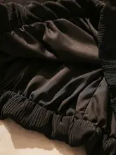 フランス風 セクシー 無肩紐 フリルデザイン ブラウス【フィット・体型カバー】