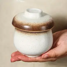 小さな陶器の蒸し器 卵用 家庭用 食器