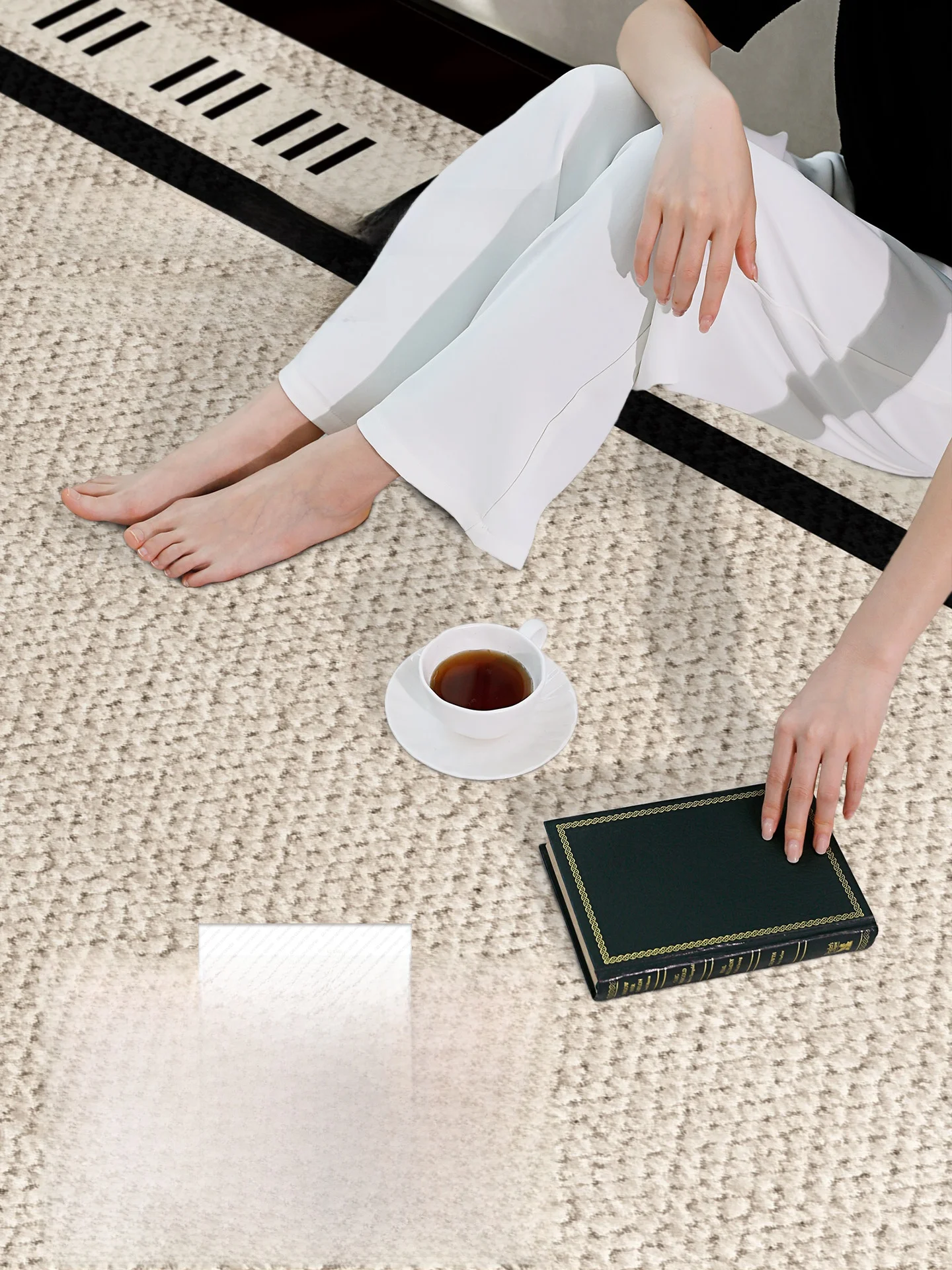 防汚カーペットの実用性を検証：欧莱森の北欧風ラグマットが解決する日常の汚れ問題
