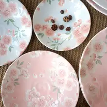 和風陶磁器 食器セット【桜模様・ボウル・スープボウル・大皿】（セットアップ対応）