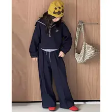 2点セット キッズ ガールズ トップス ボトムス 韓流 大きいサイズ 春 秋