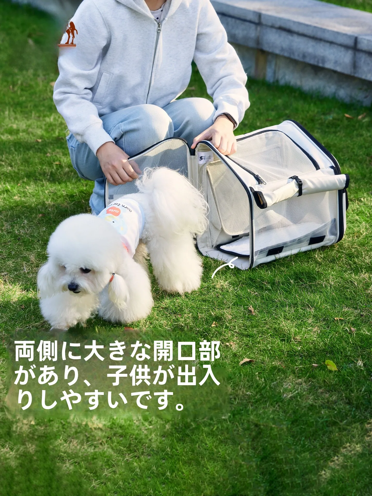 Camel ペット用キャリーバッグ：アウトドアシーンでの小型猫犬対応の実用性と設計特性