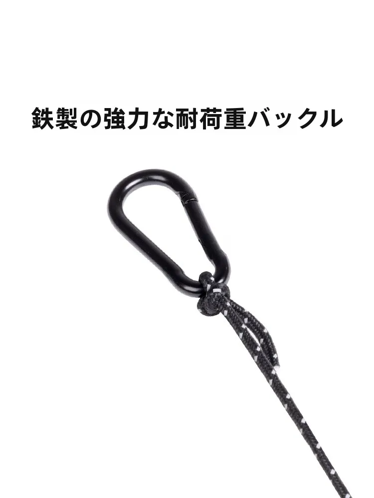 black dog 屋外用フィッティング調整器：天幕・テント用風紐調整の実用性と設置精度