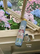 可愛い猫デザインの晴雨兼用傘【軽量・日焼け防止・少女心溢れる】