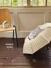 可愛い猫デザインの晴雨兼用傘【軽量・日焼け防止・少女心溢れる】
