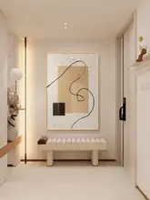 極簡抽象デザインのリビングルーム用壁掛けアート【テクスチャー感・モダンスタイル】