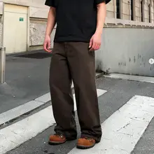 カーゴパンツ【ユニセックス・ストレート・カジュアルデザイン】