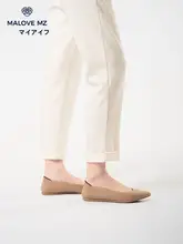 通勤向けの快適なフラットシューズ【透気性・先細デザイン】