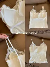 フランス風レースノンワイヤーブラトップ【細肩ひも・美背デザイン・極上の柔らかさ】