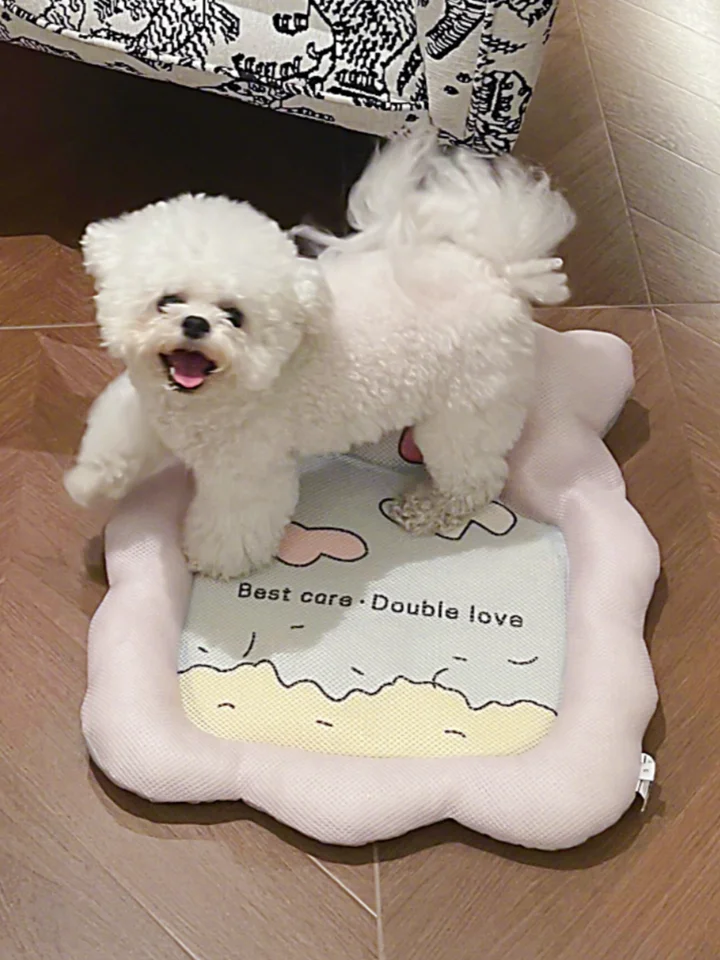 ペット用冷却マット【夏季用・通気性・洗濯可能・犬と猫兼用・ソファ用】