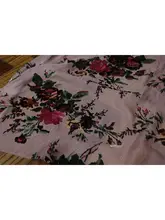 多柄デザインのシルクフラワープリント生地【高級感あるチャイナドレス用】