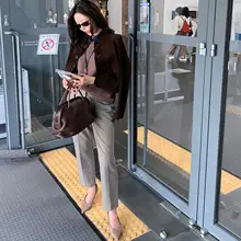 快適なストレートパンツ【秋用・細身・カジュアル】（セットアップ対応）