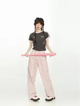 グレーのショートスリーブTシャツ【アメリカンビンテージスタイル・ウエストシェイプ】