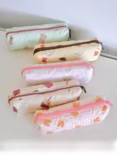 動物ファミリー立体キルトペンケース【かわいい収納化粧ポーチ】