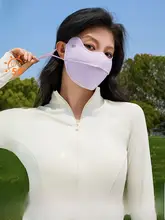 高性能UVカット女性用サイクリングフェイスマスク【薄手・防塵・デザイン性】