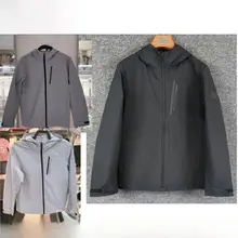 防風暖かい快適なメンズアウタージャケット【通勤用・秋向け・ストレッチ素材】