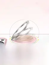 Msvii マグネット式モバイルスタンド【360度回転・超薄型・折りたたみ式】