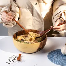 楠木製の長柄スプーンと箸【持ち運びに便利・ランチ用・木製食器】（セットアップ対応）
