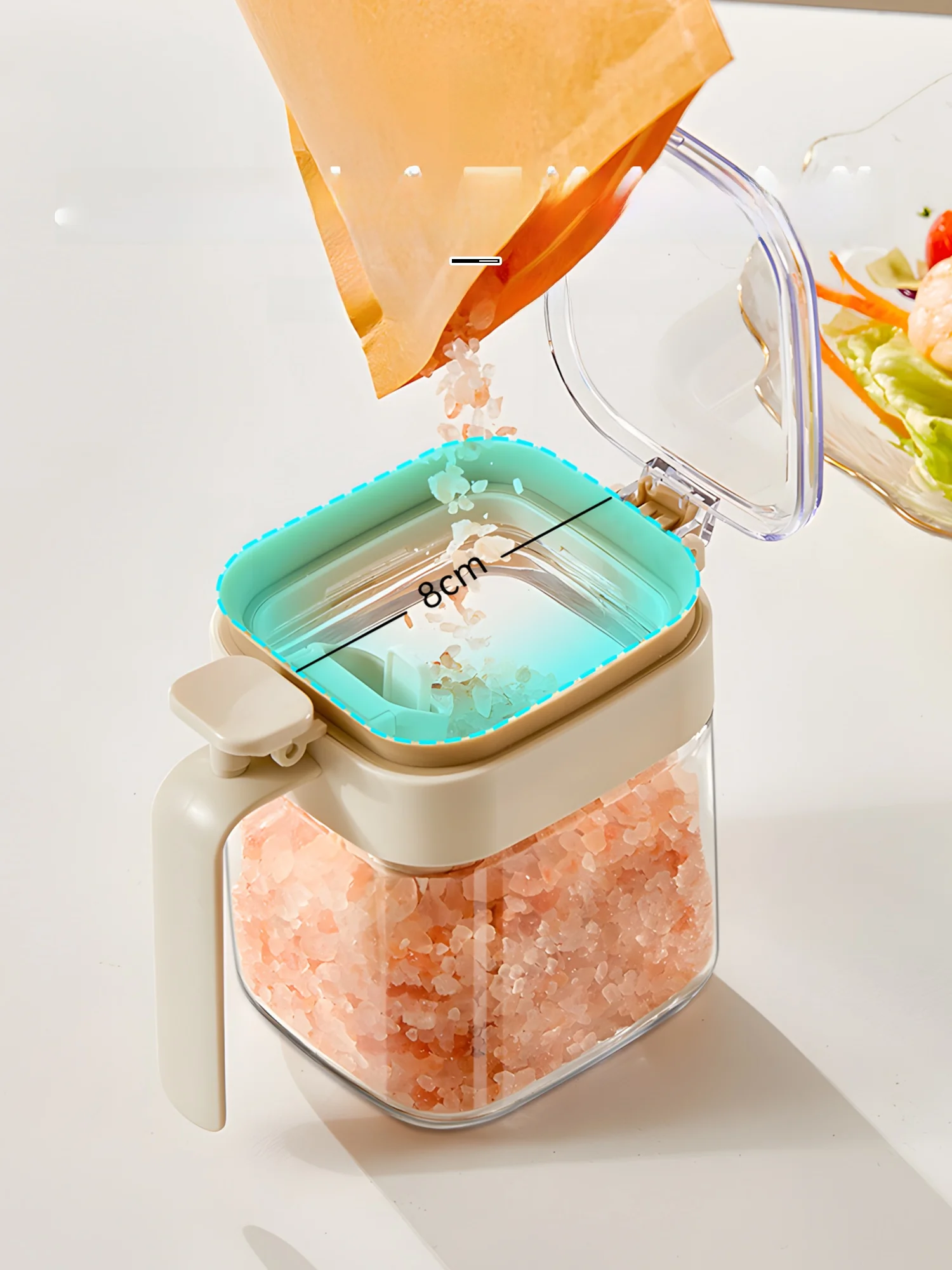 高級感ある調味料ボックス：密閉・防湿・美しいデザインでキッチンを整える