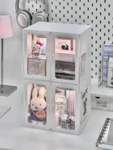 デスク収納ラック【スタイリッシュ・学生用・積み重ね可能・多機能・文具収納】
